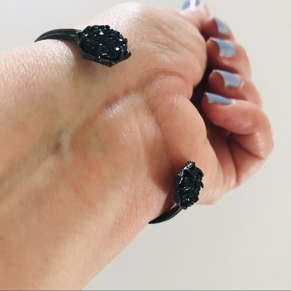 Kendra Scott Jewelry - KENDRA SCOTT | gunmetal DRUSY cuff bracelet